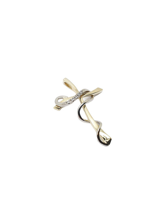 Mentzos Gold Cross 14K