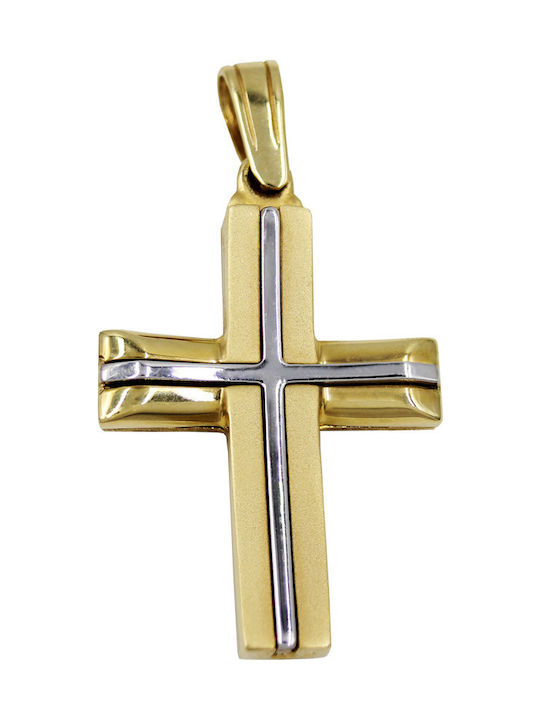 Roloi Kaliamanis Men's Gold Cross 14K Double Sided