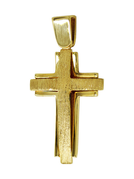 Roloi Kaliamanis Men's Gold Cross 14K Double Sided