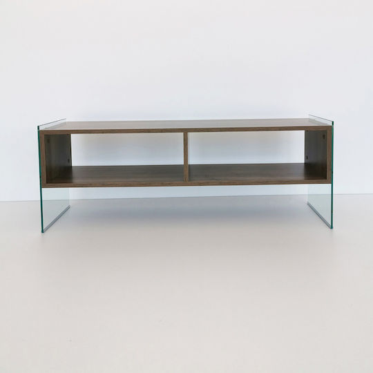 Έπιπλο Τηλεόρασης Καφέ Μ120xΠ45xΥ45cm
