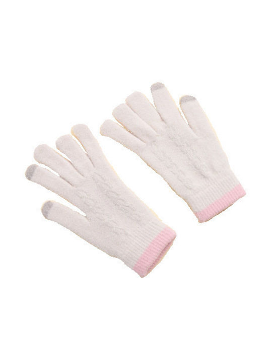 Tatu Moyo Women's Touch Gloves with Fur Beige