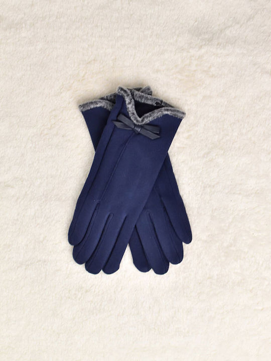 Potre Women's Fleece Gloves Navy Blue