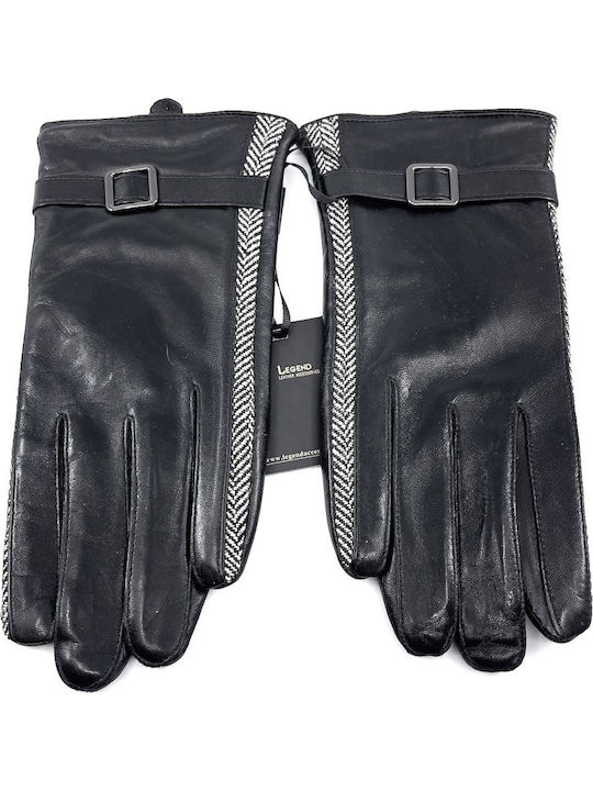 Men's Leather Touch Gloves Black