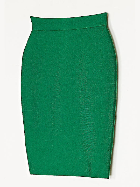 Cuca Women's Pencil Skirt Green