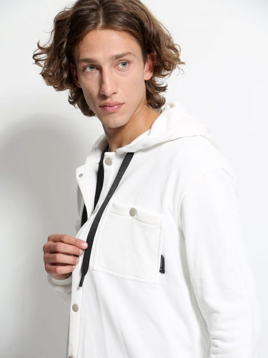 Men's Cardigan White