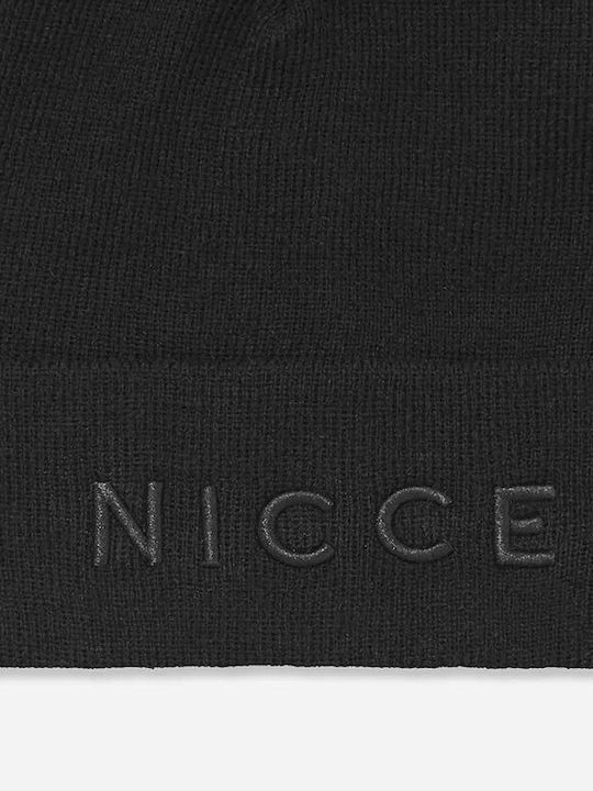 Nicce London Beanie Unisex Σκούφος Πλεκτός σε Μαύρο χρώμα