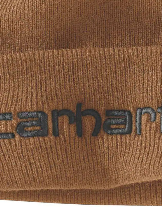 Carhartt HAT Knitted Beanie Cap Brown