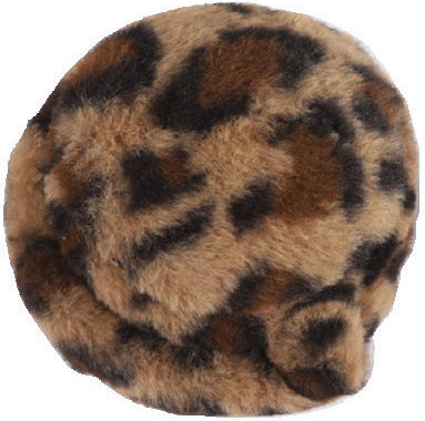 Knitted Beanie Cap Brown
