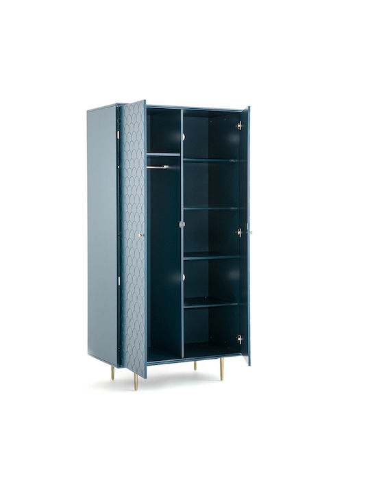 Luxore Δίφυλλη Ντουλάπα 100x54x190cm