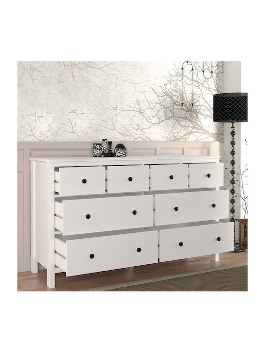 Sideboard Sabina Holz mit Schubladen GP042-0223 1 Weiß 160x50x96cm