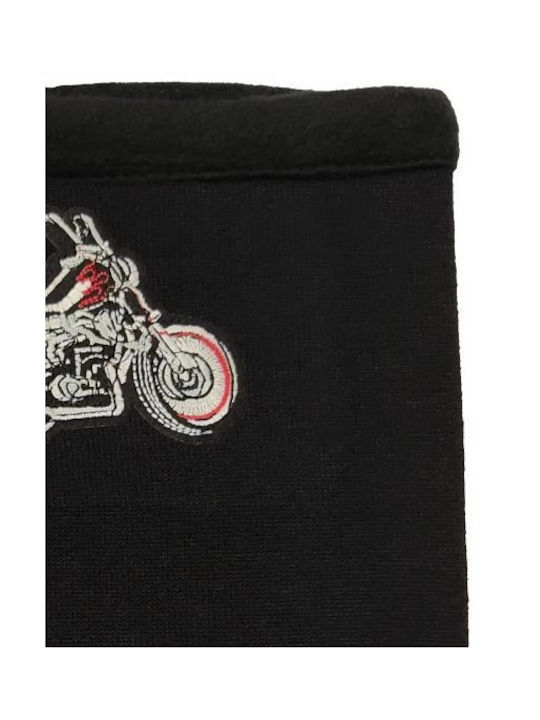 Tatu Moyo Motorcycle Rider Neck Warmer Fleece Black / Green Color