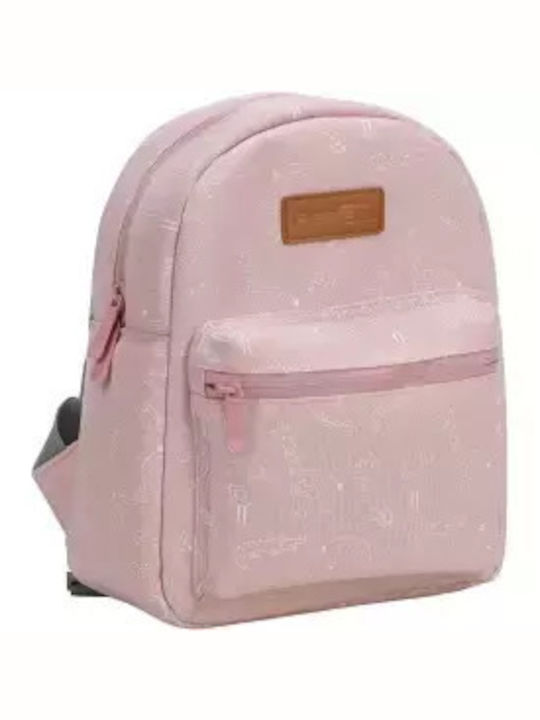 FreeOn Kleine Tiere Schulranzen Rucksack Kindergarten Rosa