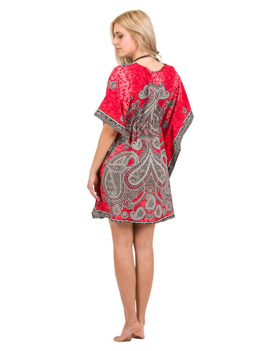 Rima Beachwear Women's Caftan Beachwear Red