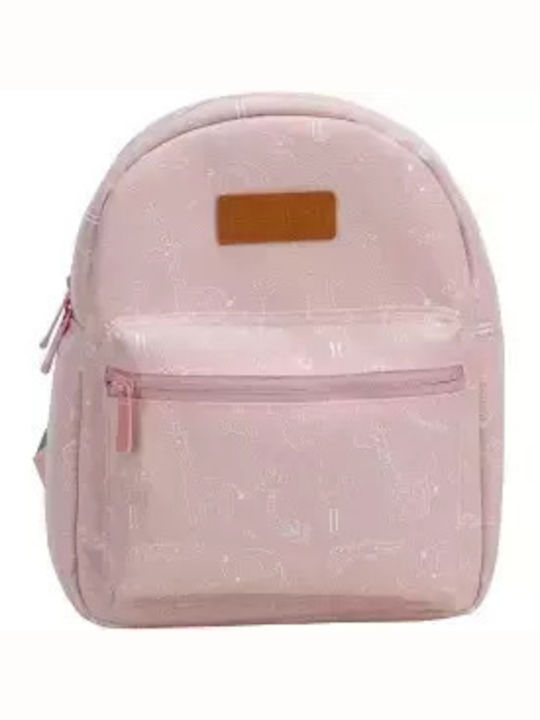 FreeOn Kleine Tiere Schulranzen Rucksack Kindergarten Rosa