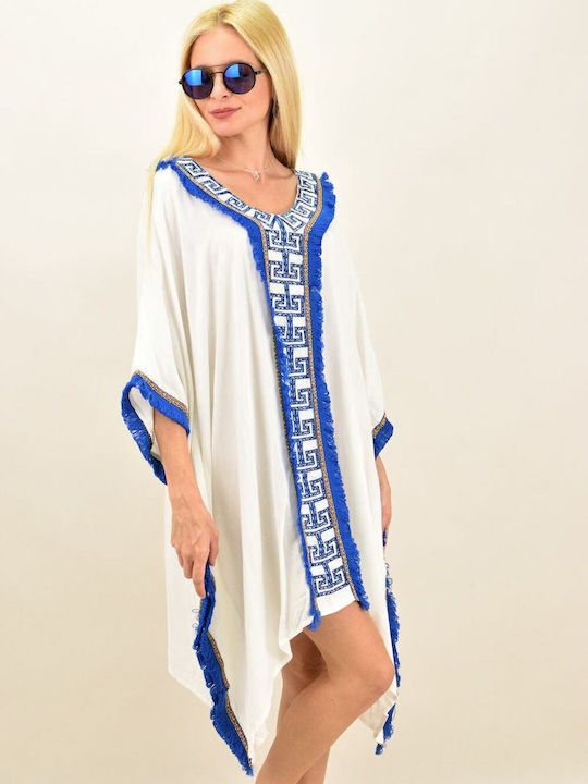 Potre Blue Beachwear Caftan