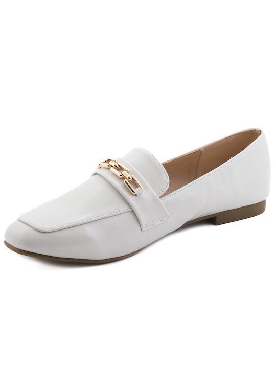 Voi & Noi Women's Moccasins in Beige Color