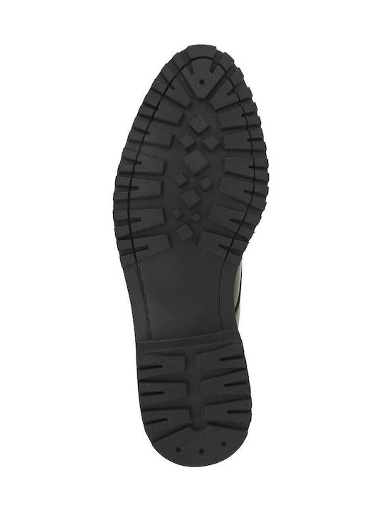 Γυναικεία Oxfords από Λουστρίνι σε Μαύρο Χρώμα