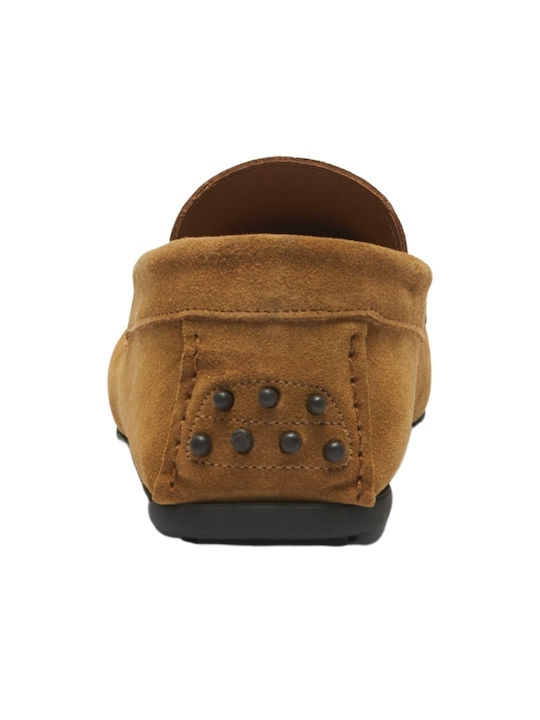 Men's Suede Loafers Tabac Brown