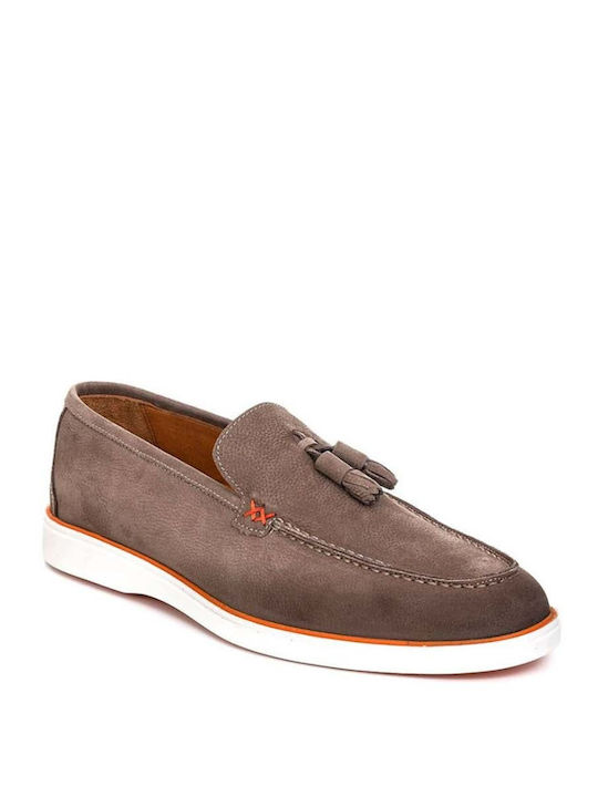 Perlamoda Men's Loafers Brown