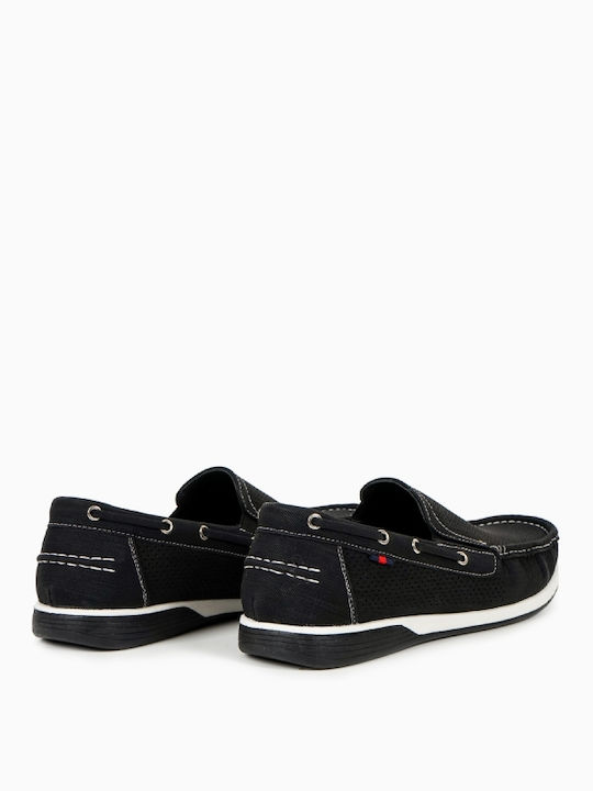 Men's Suede Loafers Black