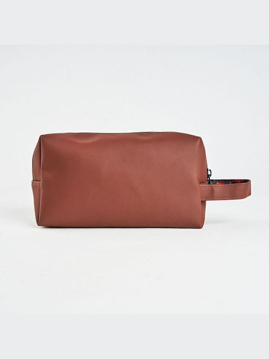 Cerda Toiletry Bag in Brown color 21.5cm