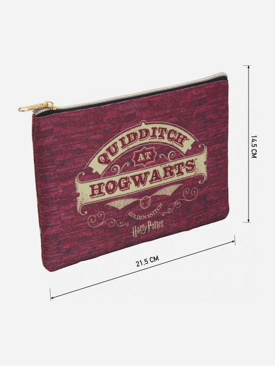 Necessaire in Burgundisch Farbe 21.5cm