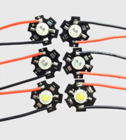 Haitronic LED 3W Κίτρινο 1τμχ HS0714-YELLOW