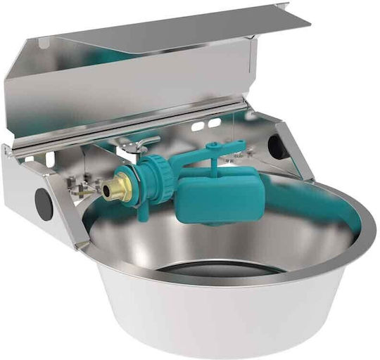Copele Automatic Stainless Steel Bowl Water for Dog 4lt in Silver Color