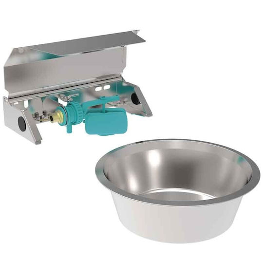 Copele Automatic Stainless Steel Bowl Water for Dog 4lt in Silver Color