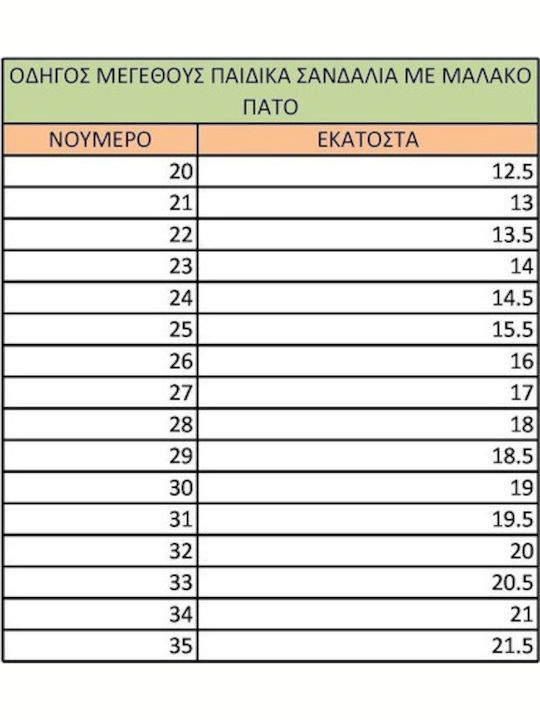 Παιδικά Πέδιλα Ανατομικά Μπεζ