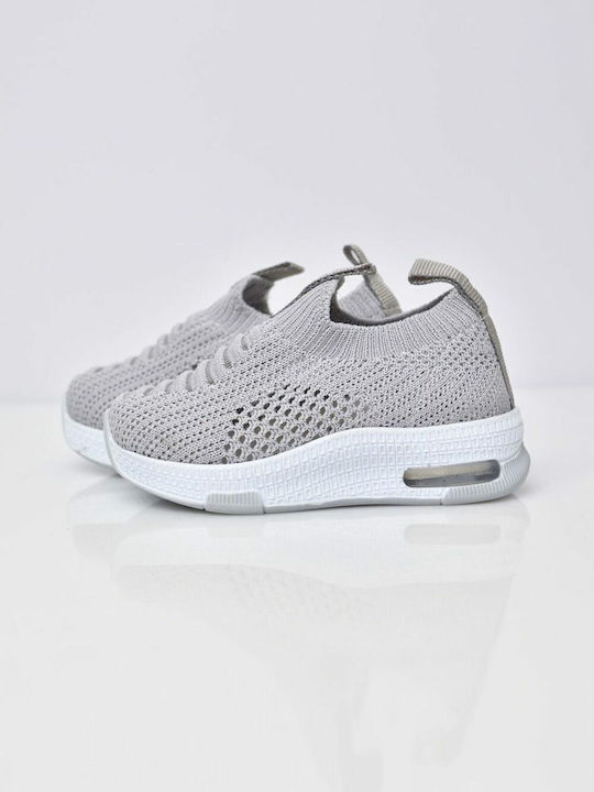 Παιδικά Sneakers Slip-on Γκρι