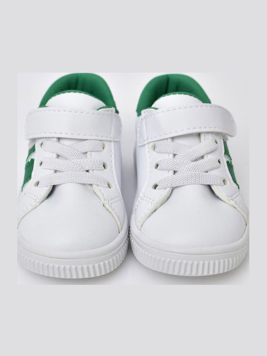 Παιδικά Sneakers με Σκρατς Λευκά