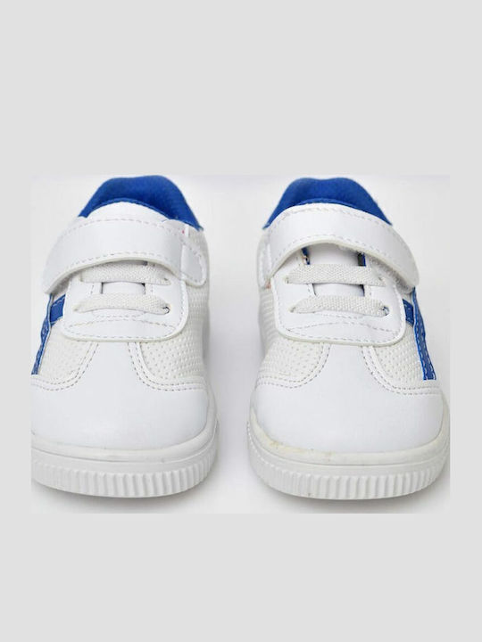 Παιδικά Sneakers με Σκρατς Λευκά