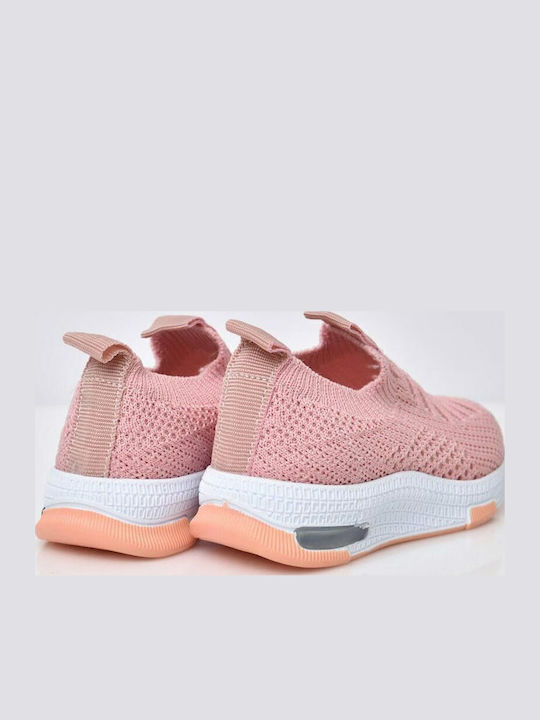 Παιδικά Sneakers Slip-on Ροζ