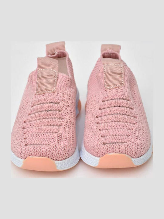 Παιδικά Sneakers Slip-on Ροζ