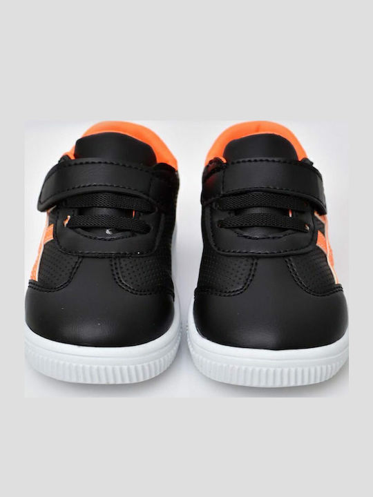 Παιδικά Sneakers με Σκρατς Μαύρα