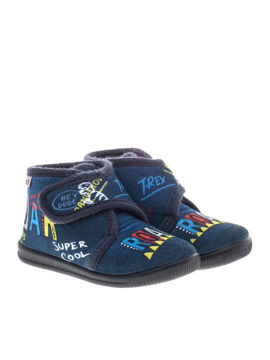 Kids Slippers Boots Blue