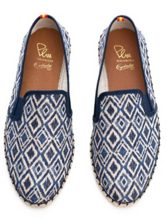 Din material textil Espadrile pentru bărbați în culoarea Albastru