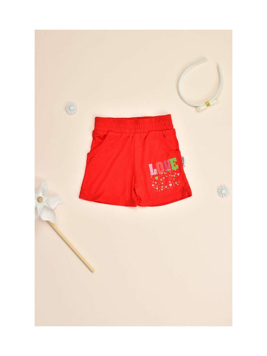 Potre Kids Shorts/Bermuda Fabric Red