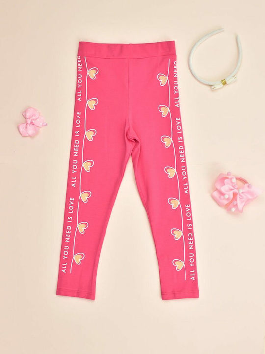 Potre Kinder Leggings Lang Rosa