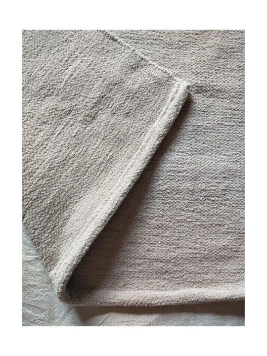 Koulis Carpets Summer Cotton Bedroom Rugs Set Ecru 0018-00030-070 3pcs