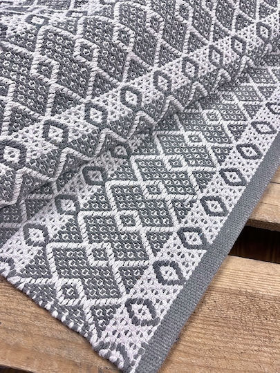 Koulis Carpets Σετ Χαλιά Κρεβατοκάμαρας Βαμβακερά Γκρι 0018-00002-070 3τμχ