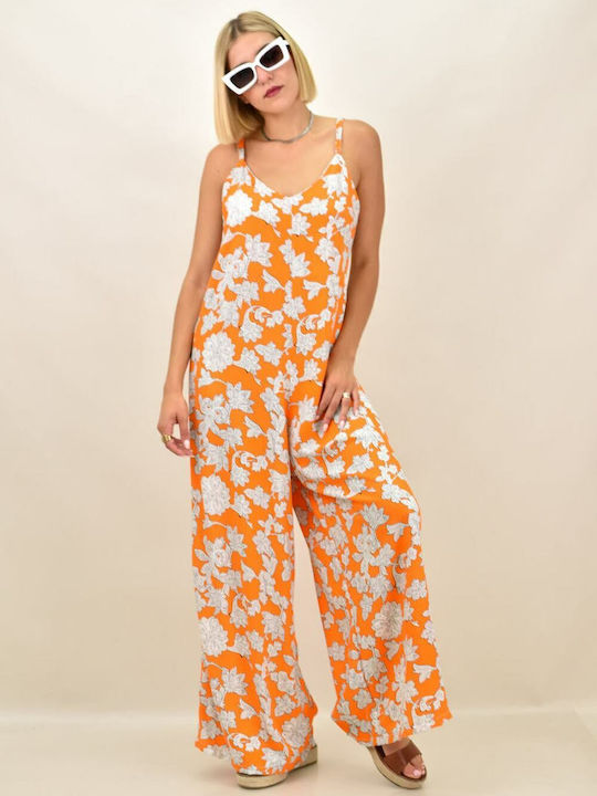 Women's One-piece Suit Orange