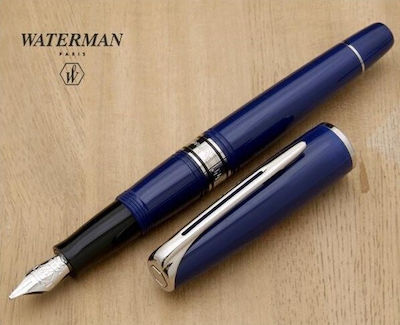 Waterman Writing Pen Blue with Blue Ink