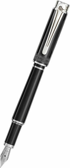 Montegrappa Πένα Γραφής Μαύρη με Μαύρο Μελάνι