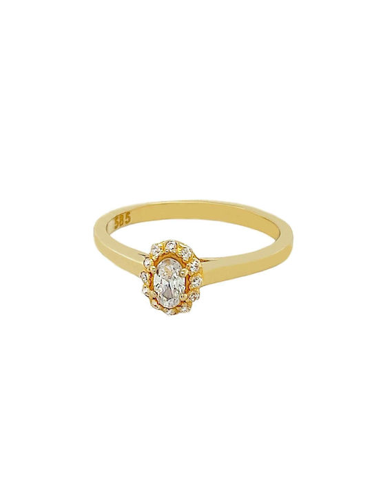 Xryseio Single Stone from Gold 14K