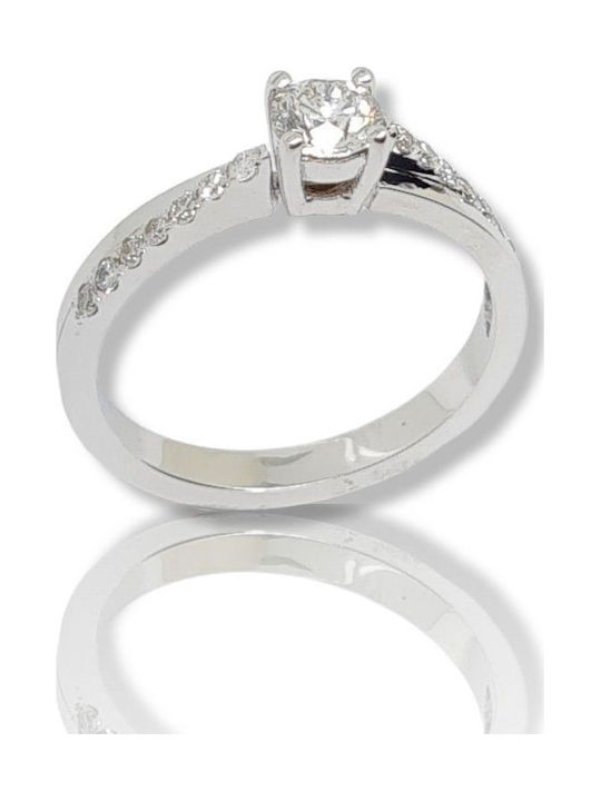 Mentzos Single Stone with Diamond