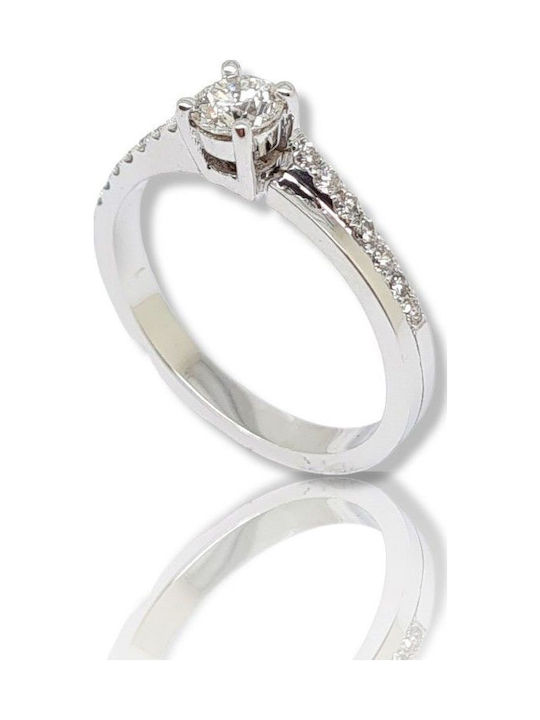 Mentzos Single Stone with Diamond