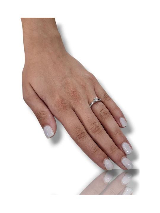 Mentzos Single Stone with Diamond