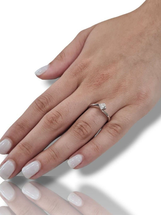 Mentzos Single Stone with Diamond